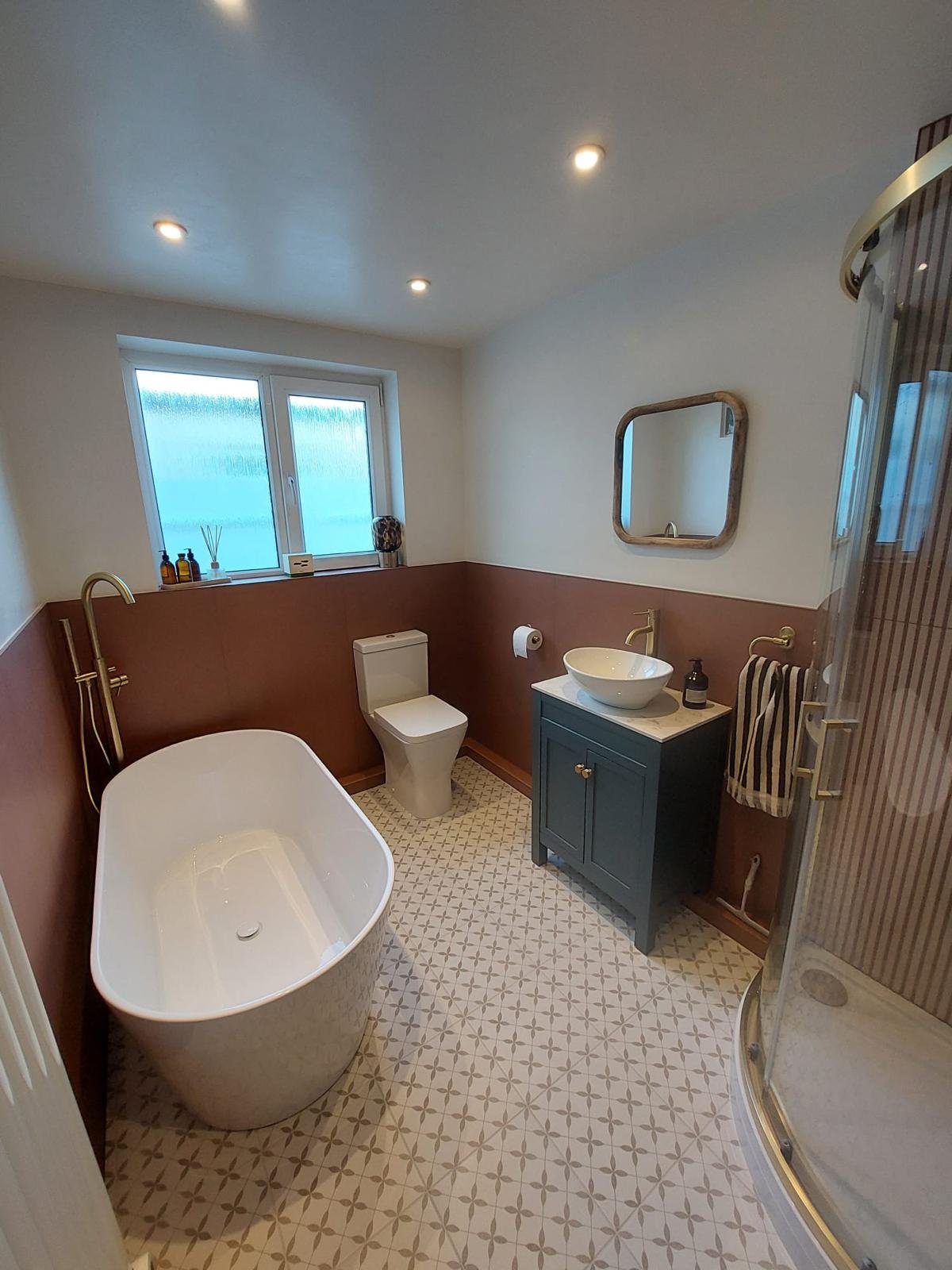 Luxury bathroom renovation by Eco Building Solutions