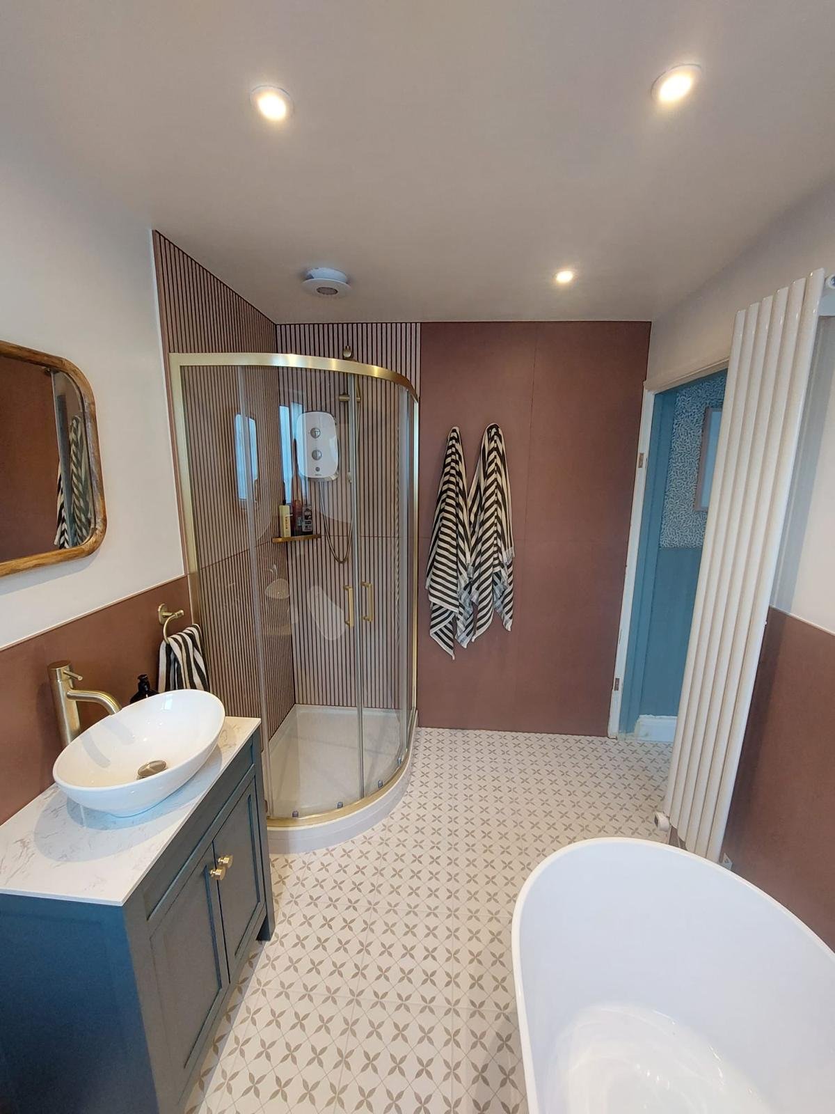 Family wet room installation