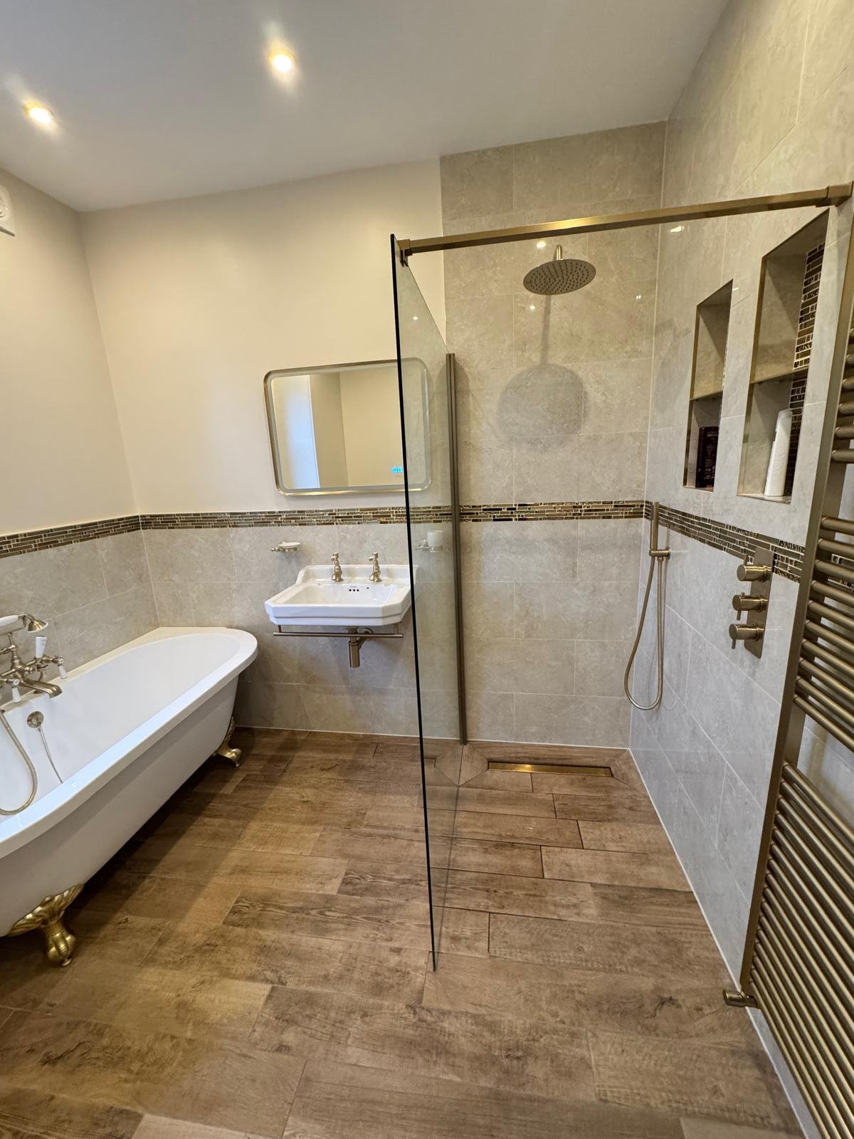 Bathroom renovation project