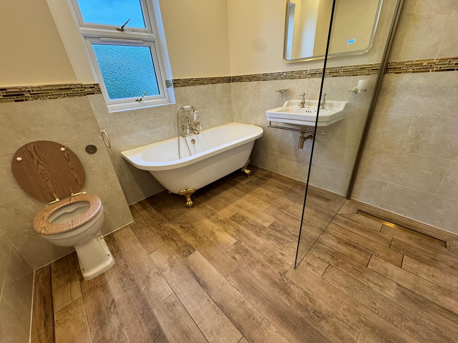 Modern bathroom installation