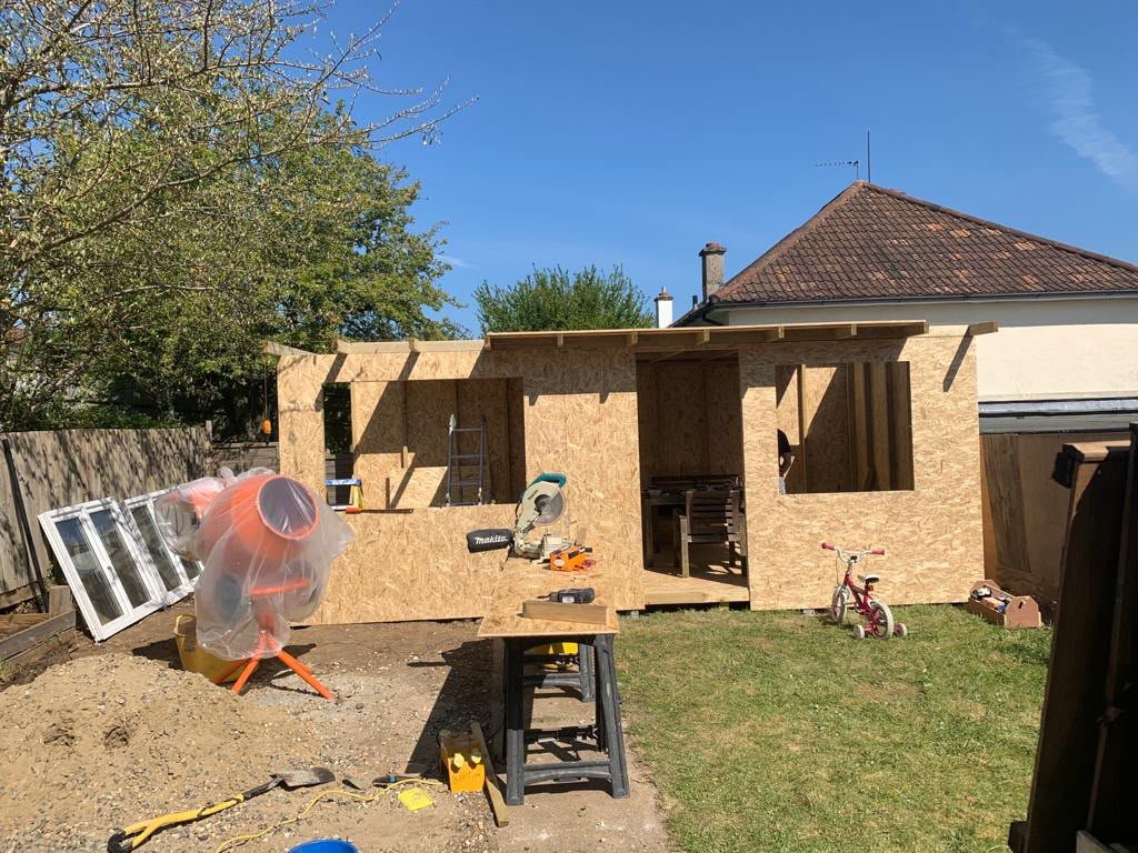 Completed house extension project by Eco Building Solutions